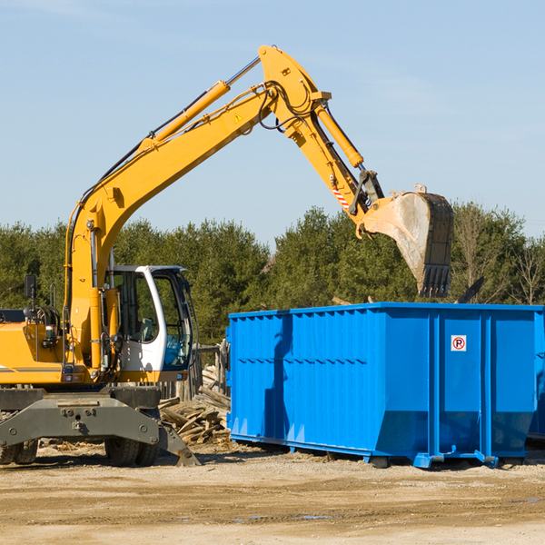 how does a residential dumpster rental service work in Isabel